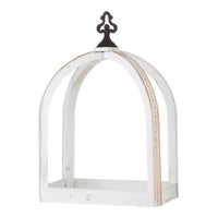 Large Base Whitewash 21” Lantern